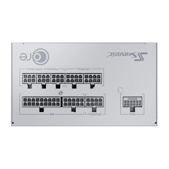 Seasonic захранване PSU ATX 3.1 850W Gold, Full Modular, PCIe 5.1 - CORE GX-850 V2 White - SRP-CGX851-A5A32SF-WH Seasonic захранване PSU ATX 3.1 850W Gold, Full Modular, PCIe 5.1 - CORE GX-850 V2 White - SRP-CGX851-A5A32SF-WH