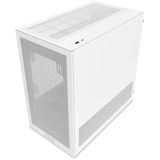 Case NZXT H3 Flow 2025 All White Micro-ATX Tower