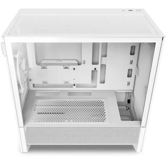 Case NZXT H3 Flow 2025 All White Micro-ATX Tower