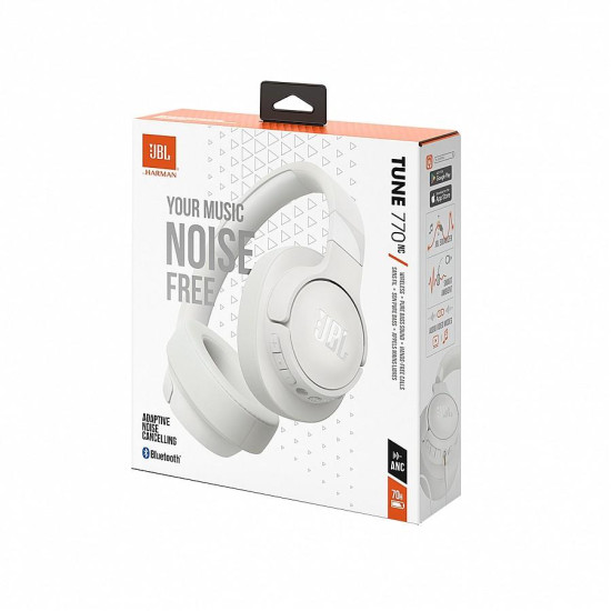 Безжични слушалки JBL Tune T770NC White