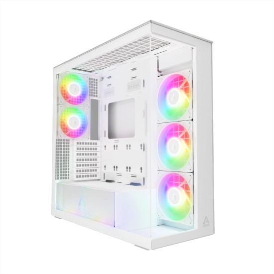 Arctic кутия Case E-ATX - Xtender (White) - 5 A-RGB Fans included Arctic кутия Case E-ATX - Xtender (White) - 5 A-RGB Fans included