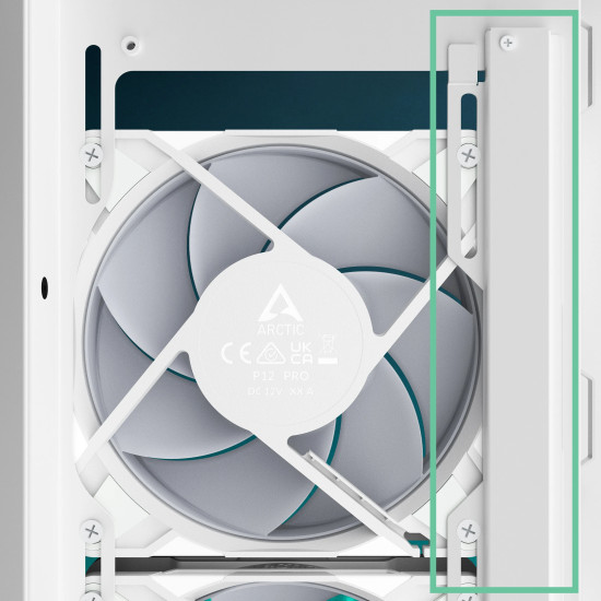 Arctic кутия Case E-ATX - Xtender (White) - 5 A-RGB Fans included Arctic кутия Case E-ATX - Xtender (White) - 5 A-RGB Fans included