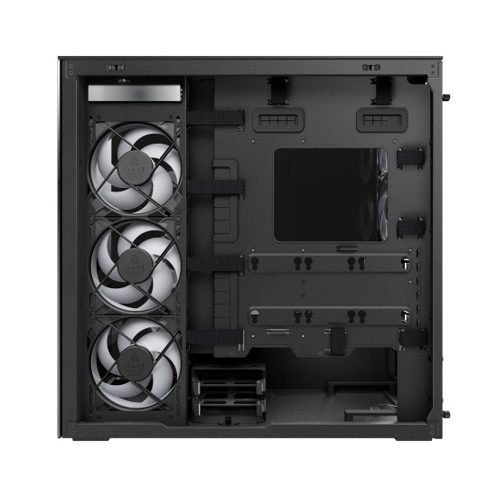 Arctic кутия Case E-ATX - Xtender (Mirror Black) - 5 A-RGB Fans included Arctic кутия Case E-ATX - Xtender (Mirror Black) - 5 A-RGB Fans included