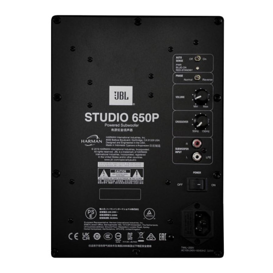 Високоефективен субуфер - JBL Studio 650P Home Audio Loudspeaker System