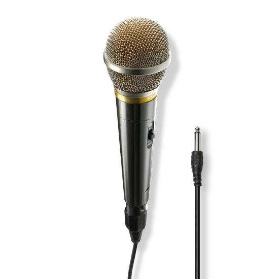 HAMA Аудио микрофон “Vocal Pro”, жак 6.35 mm, 3 m, On / Off бутон HAMA Аудио микрофон “Vocal Pro”, жак 6.35 mm, 3 m, On / Off бутон