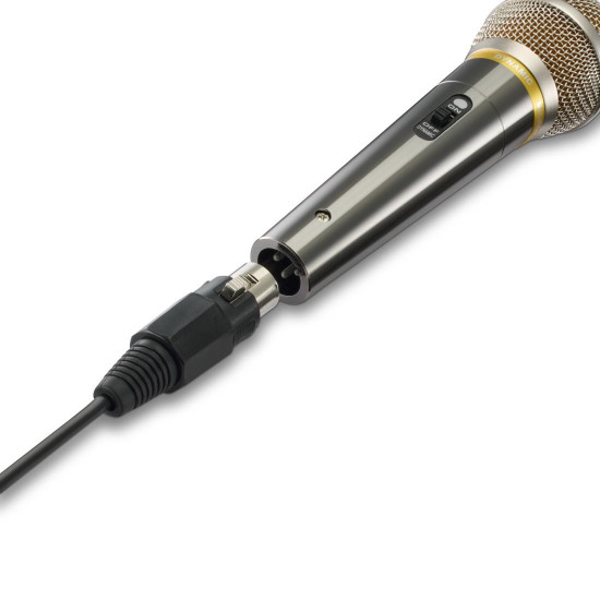 HAMA Аудио микрофон “Vocal Pro”, жак 6.35 mm, 3 m, On / Off бутон HAMA Аудио микрофон “Vocal Pro”, жак 6.35 mm, 3 m, On / Off бутон