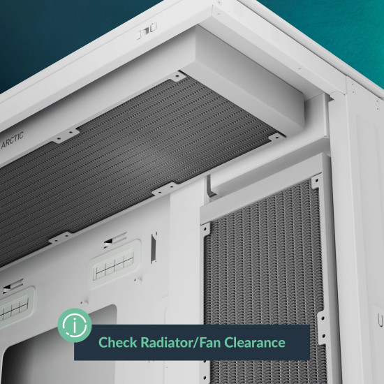 Arctic кутия Case E-ATX - Xtender VG (White) - PCIe Gen 4 riser included, 5 A-RGB Fans included Arctic кутия Case E-ATX - Xtender VG (White) - PCIe Gen 4 riser included, 5 A-RGB Fans included