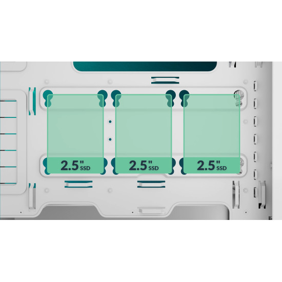 Arctic кутия Case E-ATX - Xtender VG (White) - PCIe Gen 4 riser included, 5 A-RGB Fans included Arctic кутия Case E-ATX - Xtender VG (White) - PCIe Gen 4 riser included, 5 A-RGB Fans included