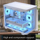 AeroCool кутия Case ATX - P500C-G-WT-v1 - 4 x 120 mm Infinity Mirror A-RGB AeroCool кутия Case ATX - P500C-G-WT-v1 - 4 x 120 mm Infinity Mirror A-RGB