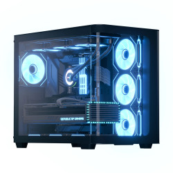 AeroCool кутия Case ATX - P500C-G-BK-v1 - 4 x 120 mm Infinity Mirror A-RGB AeroCool кутия Case ATX - P500C-G-BK-v1 - 4 x 120 mm Infinity Mirror A-RGB