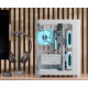 AeroCool кутия Case mATX - P300C-G-WT-v1 - 3 x 120 mm Infinity Mirror A-RGB