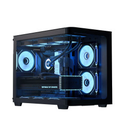 AeroCool кутия Case mATX - P300C-G-BK-v1 - 3 x 120 mm Infinity Mirror A-RGB AeroCool кутия Case mATX - P300C-G-BK-v1 - 3 x 120 mm Infinity Mirror A-RGB