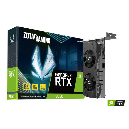 Graphic card ZOTAC GAMING RTX 3050 LP 6GB GDDR6