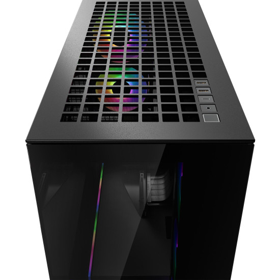 Кутия за компютър Arctic Xtender VG Mirror - Black Mid-Tower