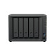 Мрежов сторидж Synology NAS DS1525+, за 5 диска, AMD Ryzen V1500B, 8GB DDR4 SODIMM