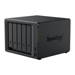 Мрежов сторидж Synology NAS DS1525+, за 5 диска, AMD Ryzen V1500B, 8GB DDR4 SODIMM