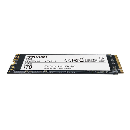 SSD Patriot P300 Gen3, 1TB, NVMe, M.2 SSD Patriot P300 Gen3, 1TB, NVMe, M.2