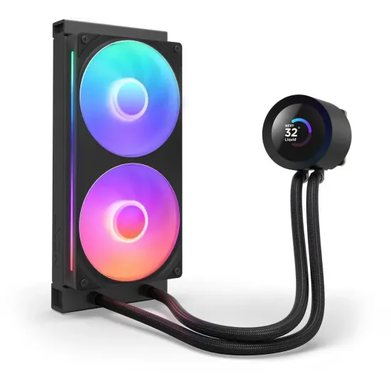 AIO Liquid Cooler NZXT Kraken Plus 240 RGB LCD Display - Black AIO Liquid Cooler NZXT Kraken Plus 240 RGB LCD Display - Black
