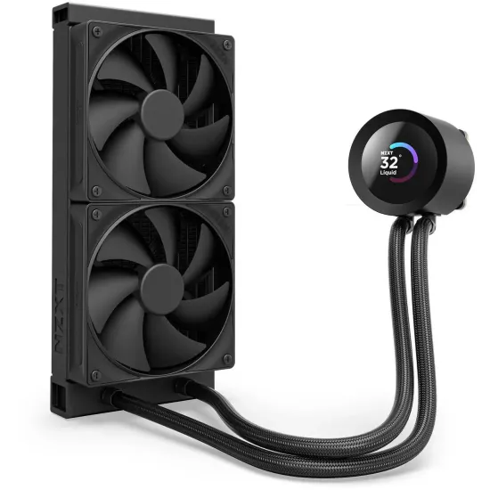 AIO Liquid Cooler NZXT Kraken Plus 240 LCD Display - Black AIO Liquid Cooler NZXT Kraken Plus 240 LCD Display - Black