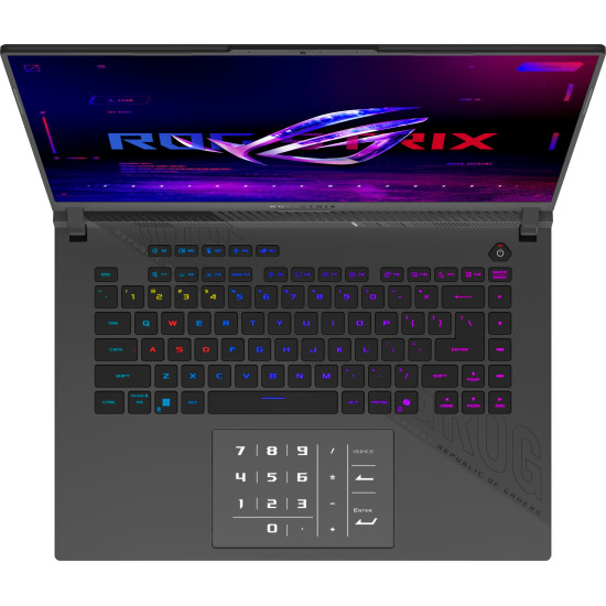 ASUS ROG STRIX G16 - AMD R9 9955HX3D 32GB 2TB RTX 5070TI 16 2.5K 240HZ WIN 11 HOME GRAY