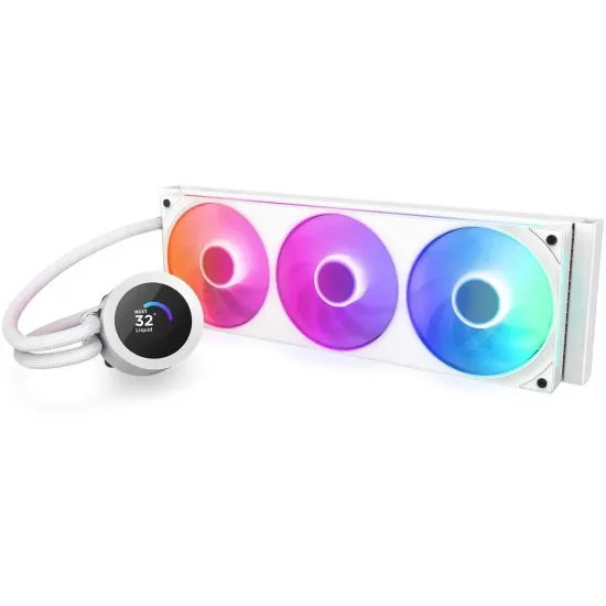 AIO Liquid Cooler NZXT Kraken Plus 360 RGB LCD Display - White AIO Liquid Cooler NZXT Kraken Plus 360 RGB LCD Display - White