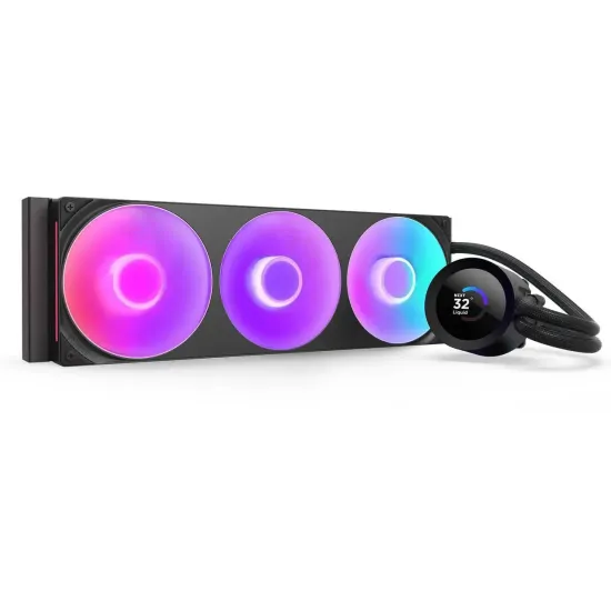 AIO Liquid Cooler NZXT Kraken Plus 360 RGB LCD Display - Black AIO Liquid Cooler NZXT Kraken Plus 360 RGB LCD Display - Black