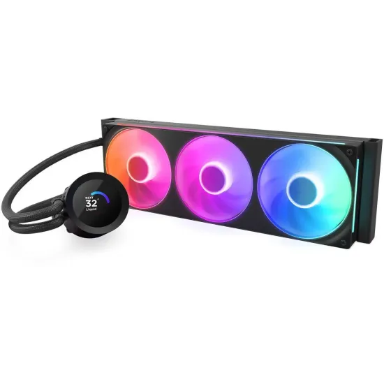 AIO Liquid Cooler NZXT Kraken Plus 360 RGB LCD Display - Black AIO Liquid Cooler NZXT Kraken Plus 360 RGB LCD Display - Black