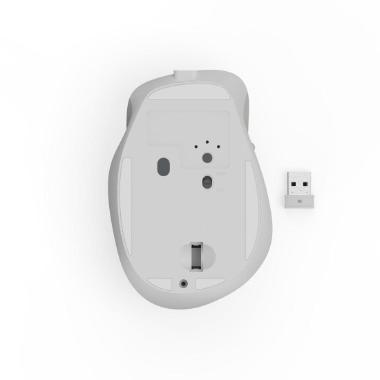 Hama “WM-500” Wireless Mouse, Ergonom., 6 Buttons, W/O Click Noise, Battery, wh