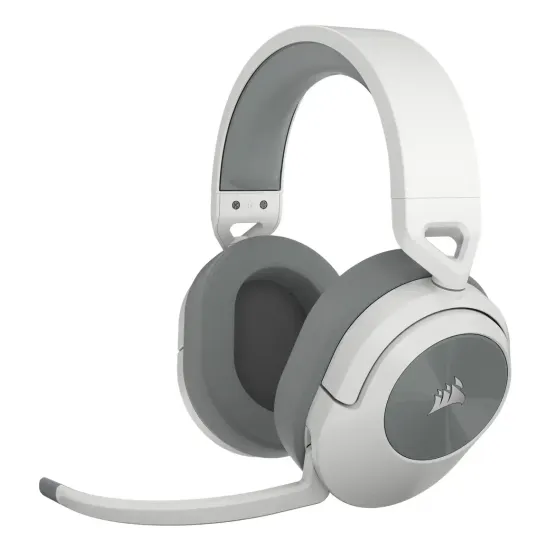 Геймърски слушалки с микрофон Corsair HS55 White безжични и блутут PC/PS5/PS4 Геймърски слушалки с микрофон Corsair HS55 White безжични и блутут PC/PS5/PS4