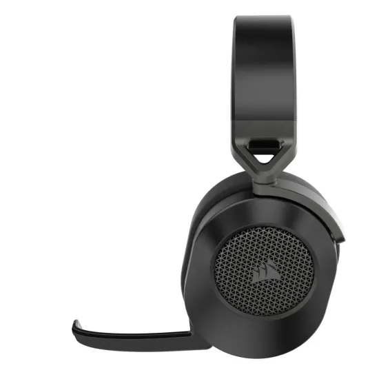 Gaming headset with microphone Corsair HS65 v2 Carbon wireless and Bluetooth PC/PS5/PS4, Black