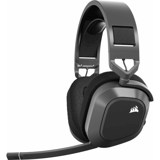 Gaming headset with microphone Corsair HS80 MAX Steel Grey wireless and Bluetooth PC/PS5/PS4
