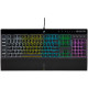 Геймърскa мембранна клавиатура Corsair K55 RGB Pro, USB