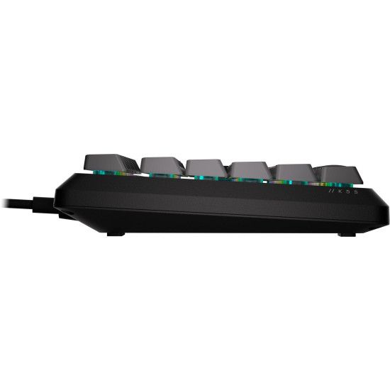 Геймърскa мембранна клавиатура Corsair K55 Core RGB
