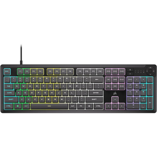 Геймърскa мембранна клавиатура Corsair K55 Core RGB