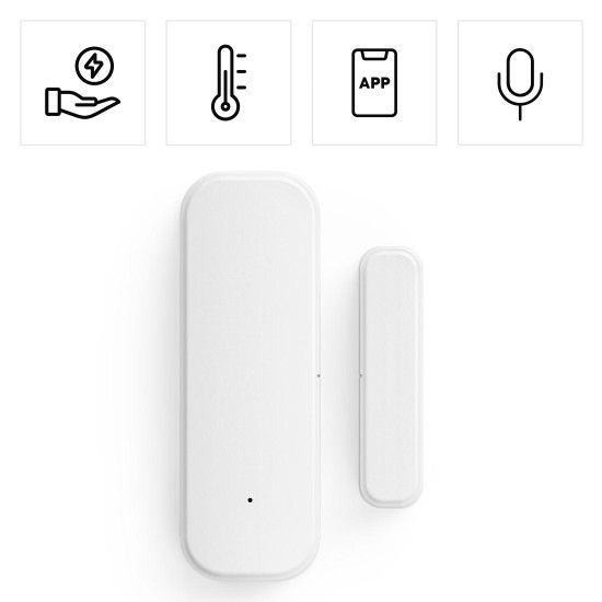 Hama Smart Home Window Contact, for Doors, Windows, Garages, Zigbee, Magnetic
