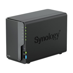 Мрежов сторидж Synology DS225+, за 2 диска, Intel Celeron J4125 , 2GB DDR4 SODIMM