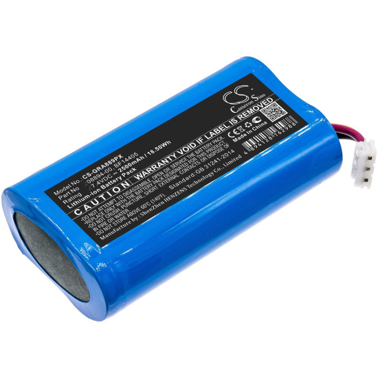 Battery for rechargeable scissors for grass GARDENA ComfortCut 8893, ComfortCut 8895, D-89079 Ulm  7.4V 2500mAh Cameron Sino
