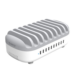 Orico зарядна станция за мобилни устройства Charger Station 220V - 10 x USB 120W white - DUK-10P-EU-WH Orico зарядна станция за мобилни устройства Charger Station 220V - 10 x USB 120W white - DUK-10P-EU-WH