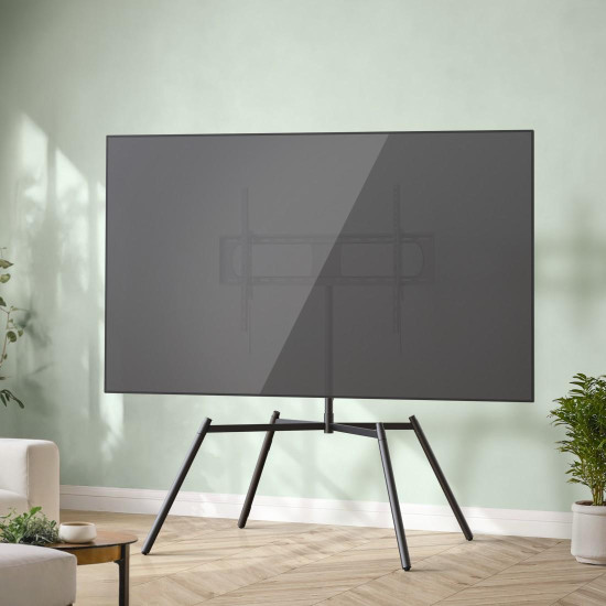 Стойка за TV, въртяща се, регулируема височина, 229 cm (90