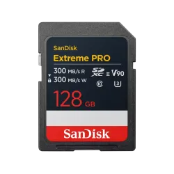 SanDisk Memory card Extreme Pro SDXC 128GB 300MB/s & 300Mb/s Class 10 V90 UHS-II SanDisk Memory card Extreme Pro SDXC 128GB 300MB/s & 300Mb/s Class 10 V90 UHS-II