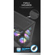 Darkflash кутия Case ATX - DS900 Black - 7 x 120 mm A-RGB fans included, USB-C