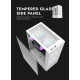 Darkflash кутия Case ATX - A290 White - 3 x 120 mm RGB fans included