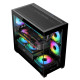 Darkflash кутия Case mATX - DS900M Black - 6 x 120 mm Infinity Mirror A-RGB