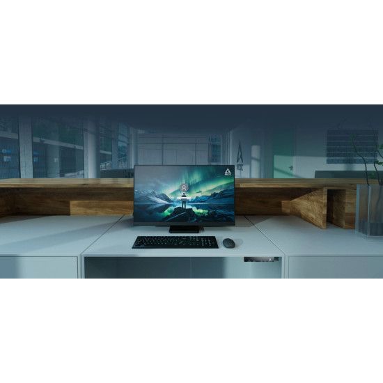 Arctic безшумен настолен компютър за под бюро Under Desk PC - Senza 5700G - Ryzen 7 5700G, 32GB DDR4, 1TB NVMe, Win 11 Home