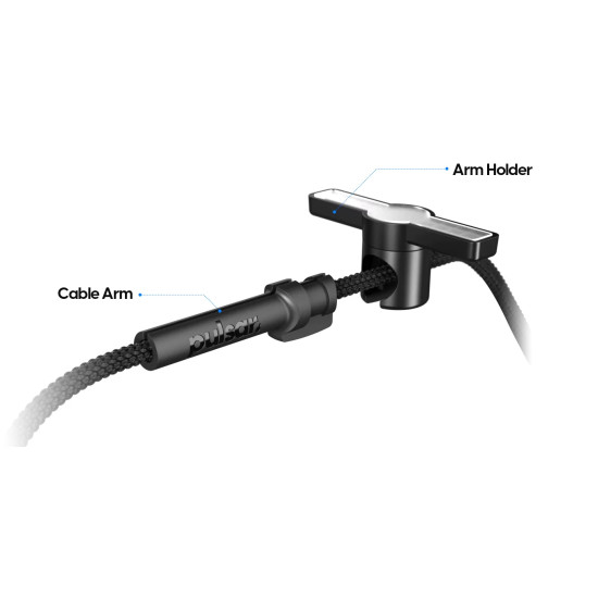 Pulsar бънджи за мишка Micro Bungee ES Single - Flexible Cable Arm, Ball Bearing