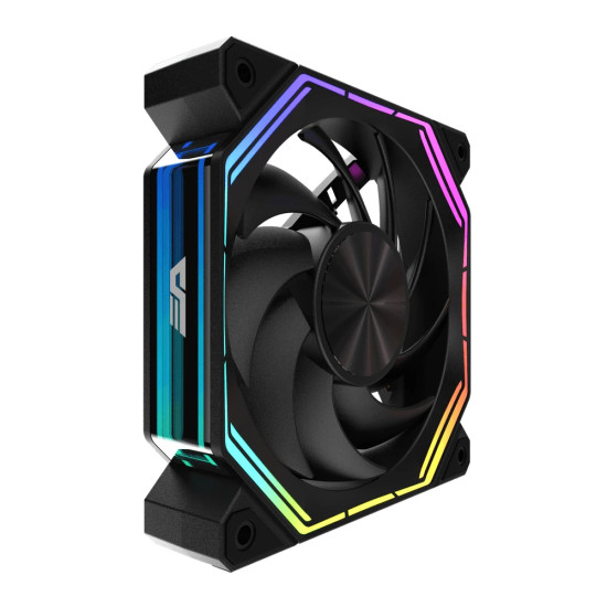 Darkflash Комплект вентилатори Fan Pack 3-in-1 3x120mm - INF34 Black, Daisy-Chain, Addressable RGB Darkflash Комплект вентилатори Fan Pack 3-in-1 3x120mm - INF34 Black, Daisy-Chain, Addressable RGB