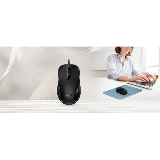 Genius Мишка Mouse DX-101 Black - USB
