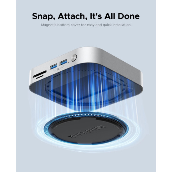Orico докинг станция SSD Docking station M.2 NVMe - USB-C(10Gbps) x 1, USB3.2 x 2, USB2.0 x 2, M.2 x 1, Audio, SD/TF 4.0 - MiniLink M49P-EU-SV Orico докинг станция SSD Docking station M.2 NVMe - USB-C(10Gbps) x 1, USB3.2 x 2, USB2.0 x 2, M.2 x 1, Audio, SD/TF 4.0 - MiniLink M49P-EU-SV
