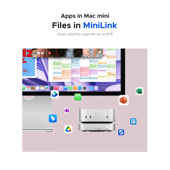 Orico докинг станция SSD Docking station M.2 NVMe - USB4(40Gbps) x 1, USB3.2(10Gbps) x 3, M.2 SSD x 2, SD/TF 4.0 - MiniLink M47P-EU-SV Orico докинг станция SSD Docking station M.2 NVMe - USB4(40Gbps) x 1, USB3.2(10Gbps) x 3, M.2 SSD x 2, SD/TF 4.0 - MiniLink M47P-EU-SV