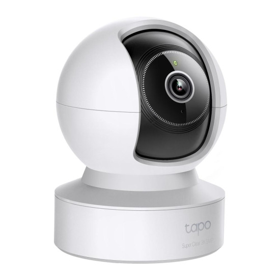 Домашна охранителна WiFi камера TP-Link Tapo C232, 3K 5Mp  с AI, Pan/Tilt, LAN, WiFi,SDmicro, нощно виждане